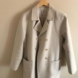 Ann Taylor LOFT Light Tan Dress Coat